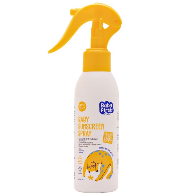 اسپری ضدآفتاب کودک SPF50 بیبی فرست