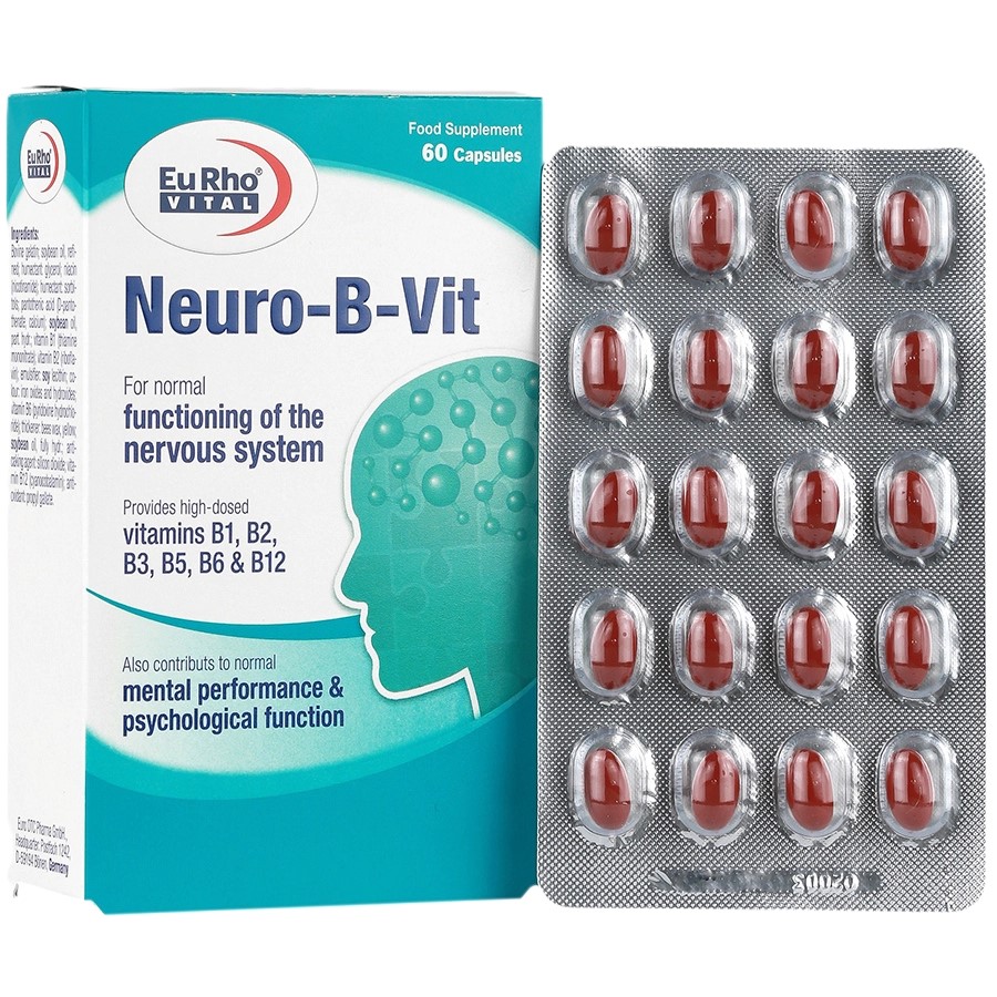کپسول نورو بی ویت یوروویتال 60 عدد
